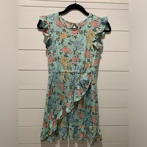 BCBG Girls, green dress with flowers.